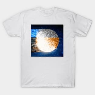 The Blue Digital Moon T-Shirt